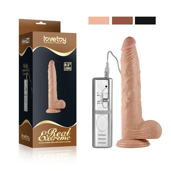 Lovetoy Real Extreme Belden Bağlamalı Realistik Protez Penis 24cm