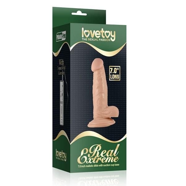 LOVETOY Real Extreme Gerçekçi 18 cm Kalın Realistik Dildo Penis