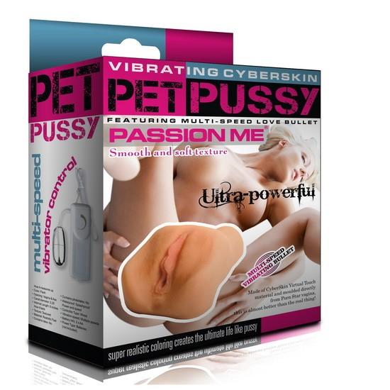 Cyberskin Pet Pusy Realistik Titreşimli Porno Yıldızı Vajinası