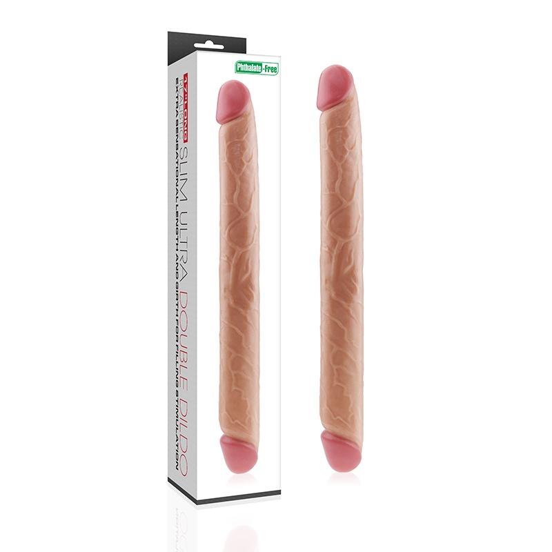 Lovetoy Lady Çift Taraflı Realistik Dildo Anal Vajinal Penis 43cm