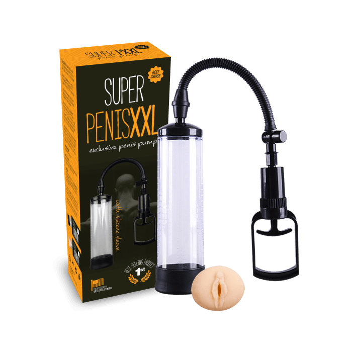PENISXXL Penis Pompası Vakum Pompa Realistik Vajina Girişli Pump