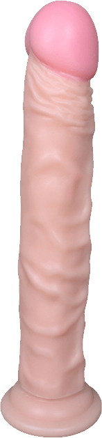 XS Suction Testissiz Dildo Et Dokusu Süper Realistik Penis 24 cm