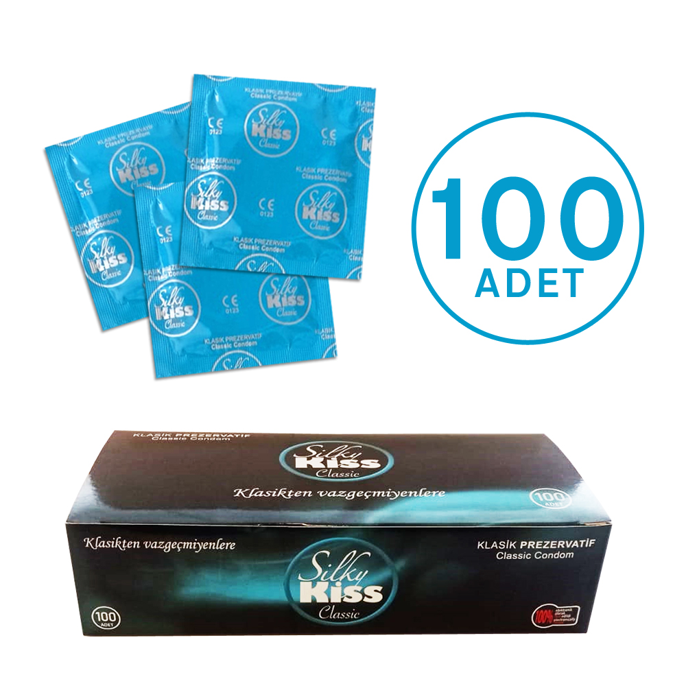 Silky Kiss Klasik Prezervatif 100 Adet Eko Paket