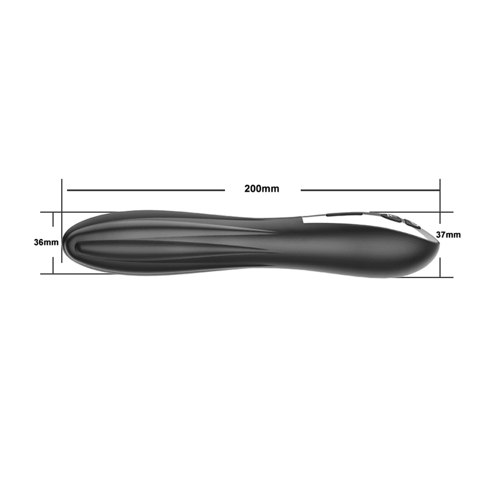 Xuanai Özel Kabartmalı Şarjlı Vibratör – Siyah Model 1