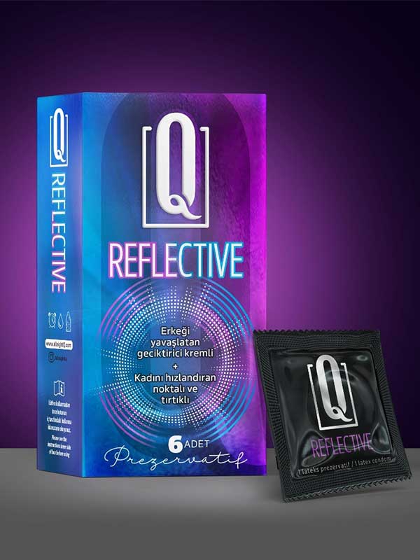 Q Reflective 6’lı  Prezervatif