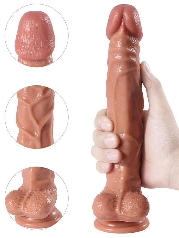 Jihad Knight  Uzaktan Kumandalı Şarjlı Realistik Penis Döner Başlı 25.5 cm