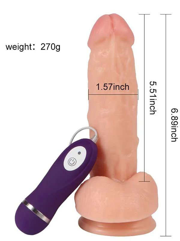 Kassadin Titreşimli Gerçekçi Realistik Penis 17.5 cm