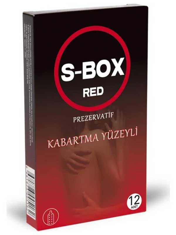 S-Box Kabartma Yüzeyli Prezervatif 12’li