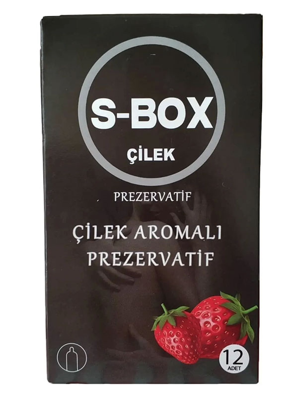 S-Box Çilek Aromalı Prezervatif 12’li