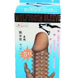 WOLFTOOTH Uyarıcılı Realistik Penis Kılıfı Uzatmalı Prezervatif