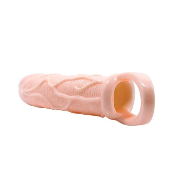 BL 2cm Dolgulu Zenci Penis Kılıfı Uzatmalı Prezervatif Dildo