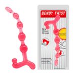 Bendy 22.5cm Sıralı Anal Vajinal Top Anal Plug Tıkaç Açıcı