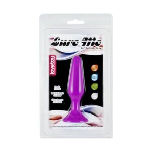 LOVETOY SİLİKON ANAL PLUG MOR RENKLİ FANTEZİ ANAL TIKAÇ 11.5 CM