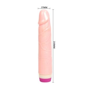 Pleasure 21cm Titreşimli Realistik Vibratör Gerçekci Penis Dildo