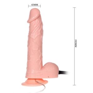 Titreşimli Büyüyebilen Realistik Penis Anal Vajinal Vibratör