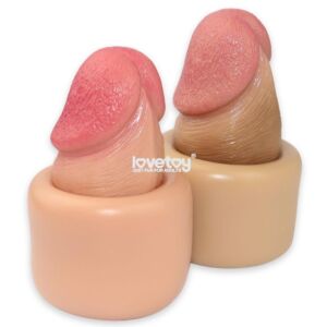 LOVETOY NATURE 2.5cm Dolgulu Penis Kılıfı Premium Silikon Kılıf