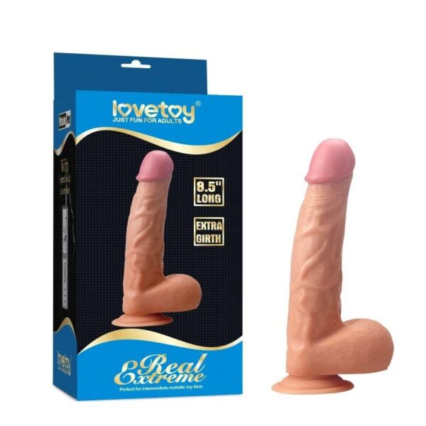 Lovetoy Real Extreme Yeni Nesil Realistik Penis Dildo 22 cm