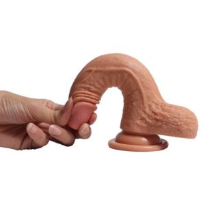 Crowley's 19cm Realistik  Gerçekçi Kalın Penis Vantuzlu Vibratör