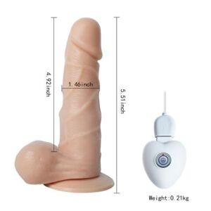 10 Titreşimli Oynar Başlı USB Şarjlı Teknolojik Vibratör Penis