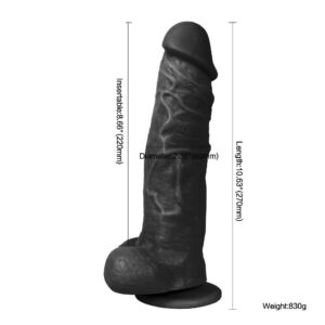 XS Wolf King Kalın Penis Realistik Dildo Penis 27 CM