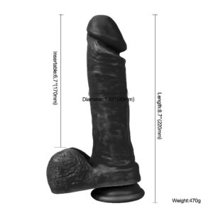 XS Wolf King Kalın Penis Et Dokusu Süper Realistik Dildo 22 cm