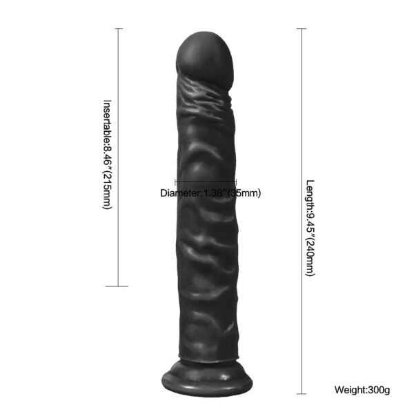 Lovetoy Zenci Realistik Penis Dildo Penis 24 cm