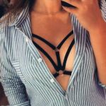 Göğüs Dekolteli Seksi Harness Aksesuar  APFT288