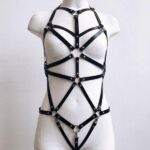 Seksi Deri Vücut Harness  APFT316