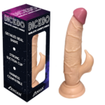 Censan Dickdo Gerçekçi Klitoris Uyarıcılı Dildo Penis 20cm