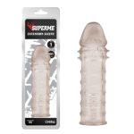 Extra Texture Sleeve Tırtıklı Penis Kılıfı – Gri