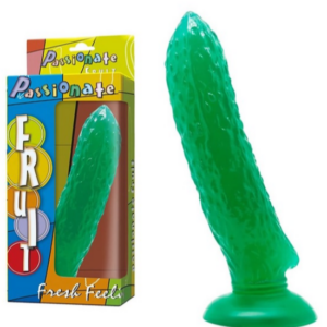 Passionate Fruit 17 CM Güçlü Vantuzlu Jel Penis Anal Dildo – Salatalık