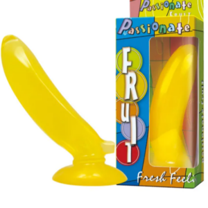 Passionate Fruit 17 CM Güçlü Vantuzlu Jel Penis Dildo – Muz